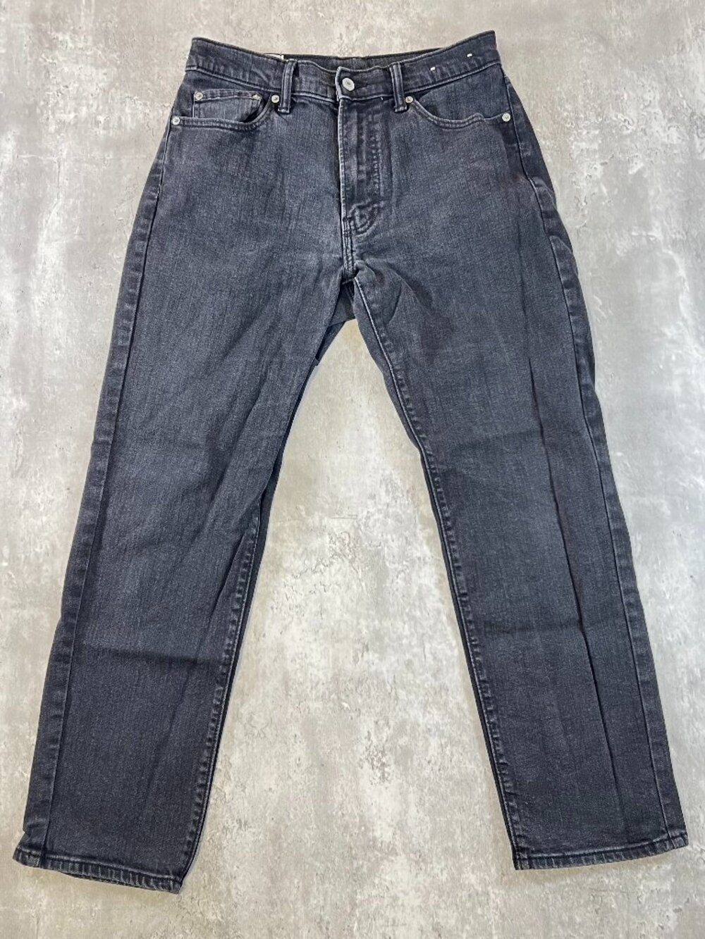 Abercrombie & Fitch Jeans Mens 33x30 Black Straight Stretch Athletic 90s